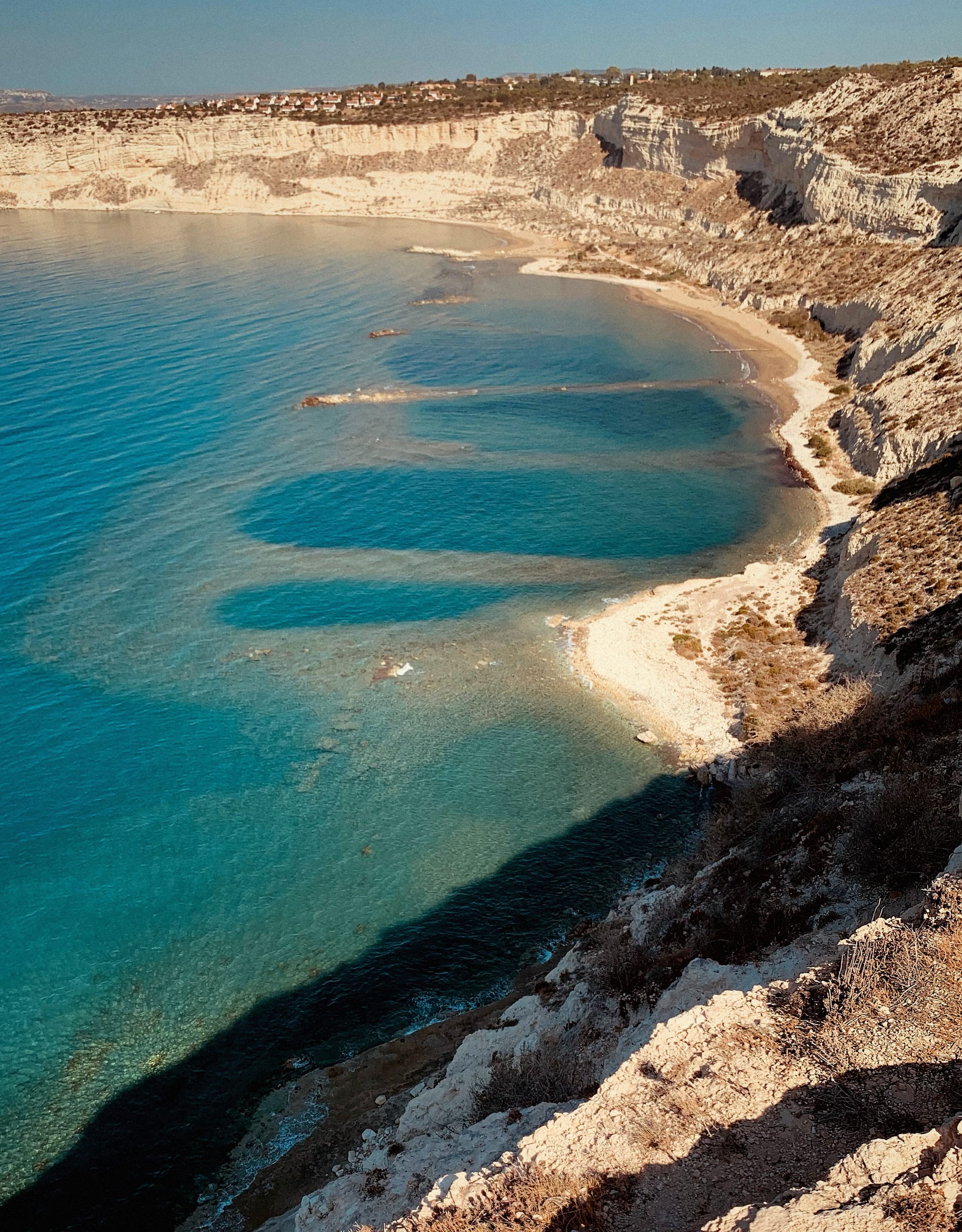 a photo of Zapalo bay from above