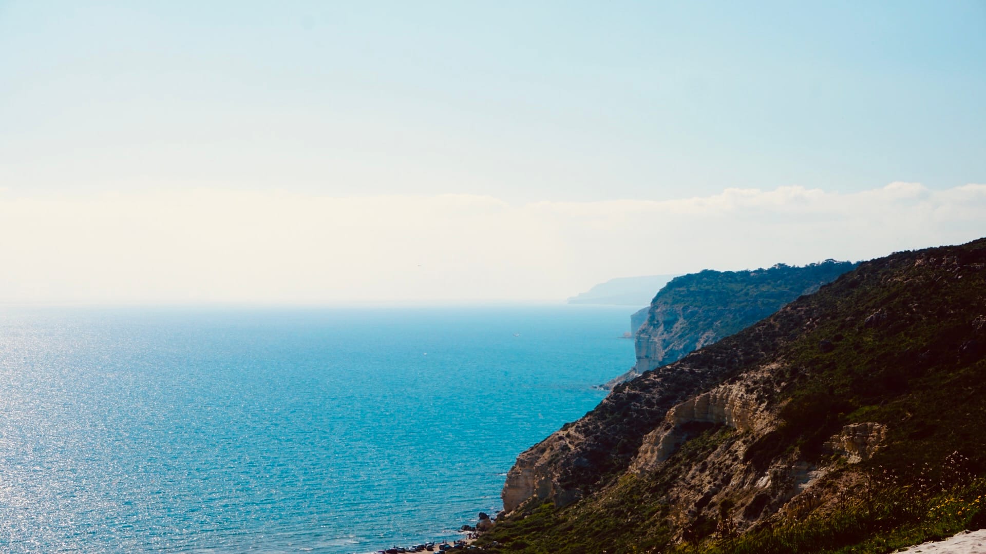 View of Zapalo Bay from Kourion Amphitheatre